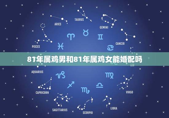 81年属鸡男和81年属鸡女能婚配吗,1981年属鸡的人与1981年属鸡 81年属鸡男和81年属鸡女能婚配吗,1981年属鸡的人与1981年属鸡