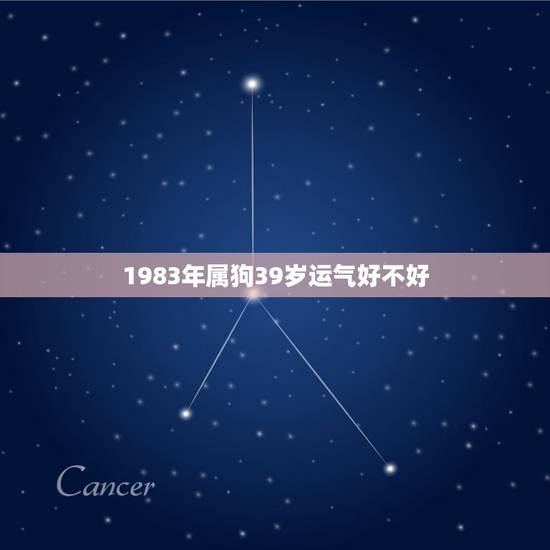 1983年属狗39岁运气好不好，属狗的人哪年运气好