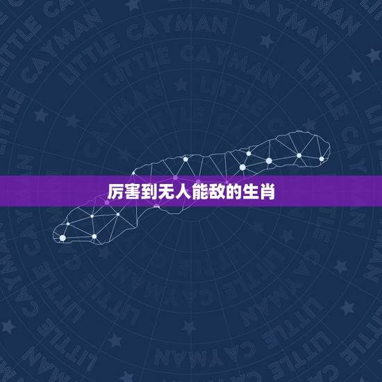 厉害到无人能敌的生肖,我的医术无人能敌 厉害到无人能敌的生肖,我的医术无人能敌