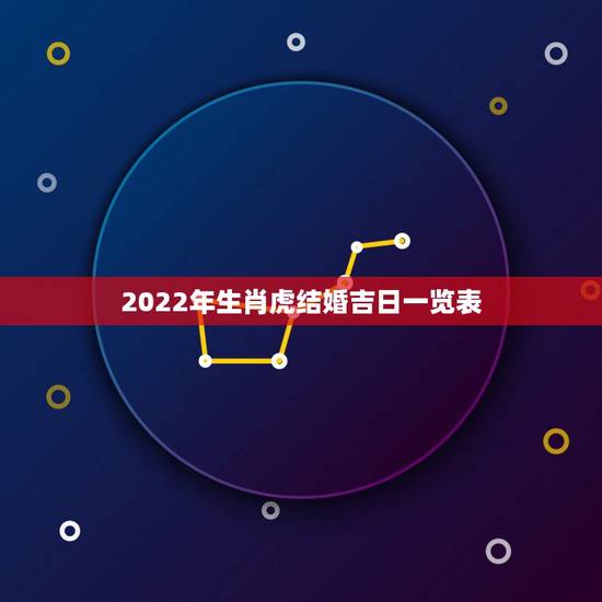 2022年生肖虎结婚吉日一览表，虎年结婚黄道吉日
