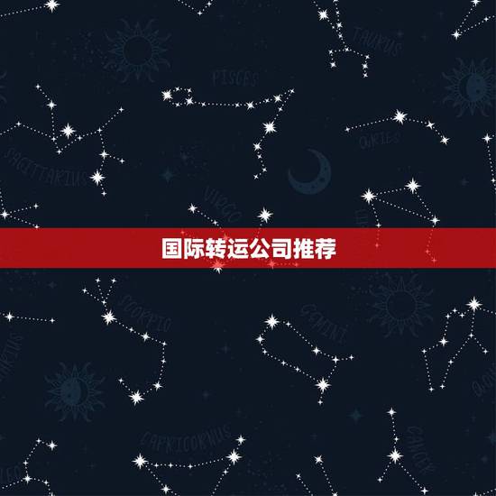 国际转运公司推荐，中国有什么好的国际集运公司推荐下