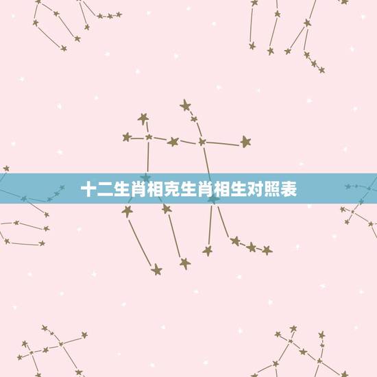 十二生肖相克生肖相生对照表,十二生肖中那两个生肖既相生又相克的 十二生肖相克生肖相生对照表,十二生肖中那两个生肖既相生又相克的
