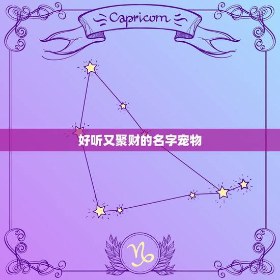 好听又聚财的名字宠物,给爱狗取个名字,带财运的 好听又聚财的名字宠物,给爱狗取个名字,带财运的