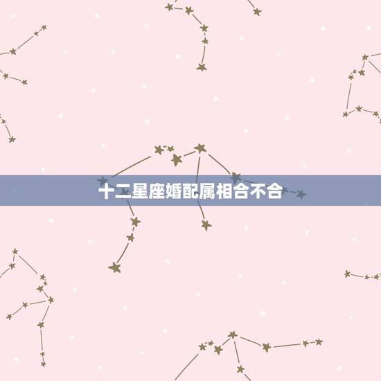 十二星座婚配属相合不合，属相婚配十二生肖年龄表