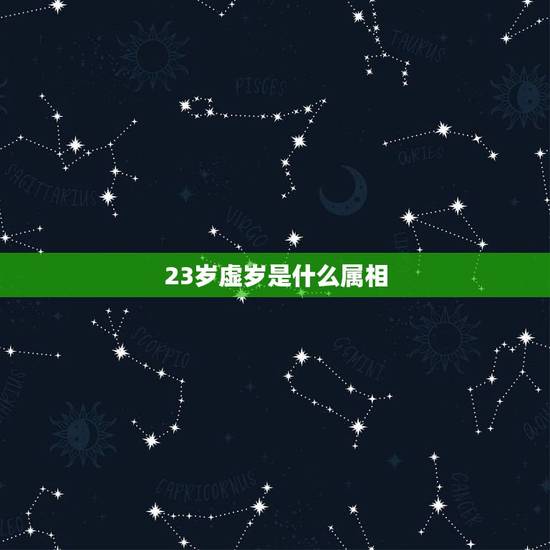 23岁虚岁是什么属相,2023属猴年龄表 23岁虚岁是什么属相,2023属猴年龄表