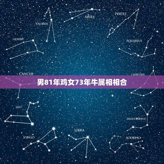 男81年鸡女73年牛属相相合，81属鸡男，和73属牛女般配吗