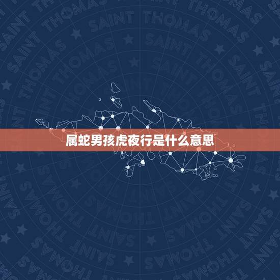 属蛇男孩虎夜行是什么意思,属蛇已婚男人桃花劫 属蛇男孩虎夜行是什么意思,属蛇已婚男人桃花劫