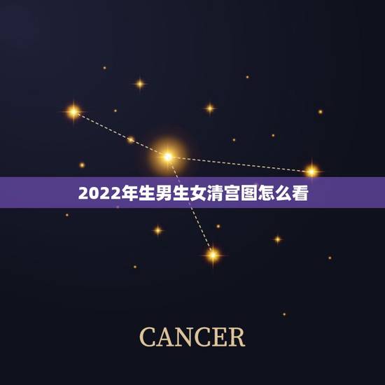 2022年生男生女清宫图怎么看，生男生女清宫表到2023年怎么算