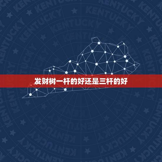 发财树一杆的好还是三杆的好,发财树是独杆好.还是大辫子好 发财树一杆的好还是三杆的好,发财树是独杆好.还是大辫子好
