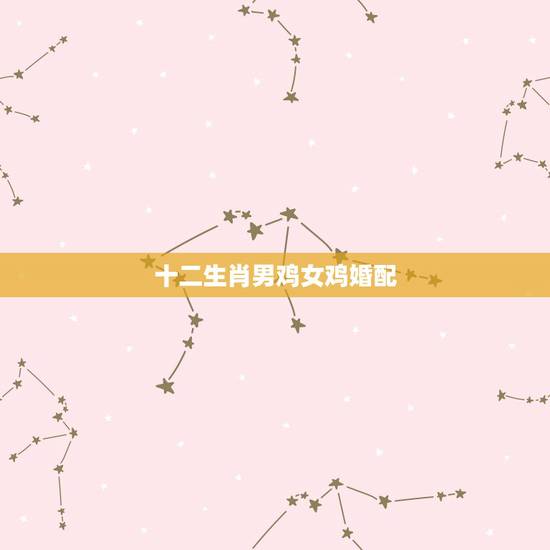 十二生肖男鸡女鸡婚配，属鸡的女生与什么属相的男生相配吗