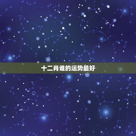 十二肖谁的运势最好,十二生肖2021年运势及运程每月运程 十二肖谁的运势最好,十二生肖2021年运势及运程每月运程