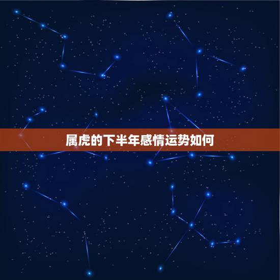 属虎的下半年感情运势如何，74年单身男虎21年感情运怎样