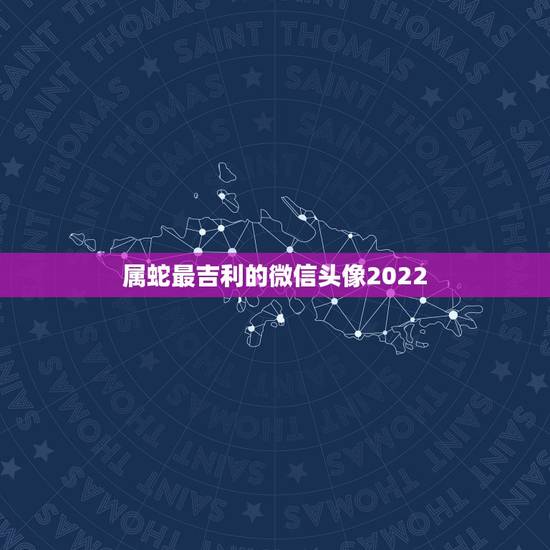 属蛇最吉利的微信头像2022，蛇生肖微信头像什么更好