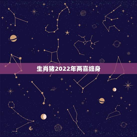 生肖猪2022年两喜缠身 生肖猪2022年全年运势