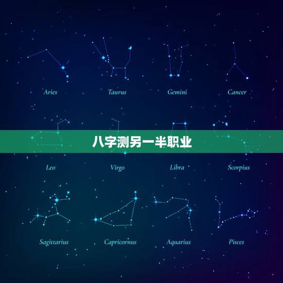 八字测另一半职业，生辰八字可以看另一半的经济职业怎么样吗