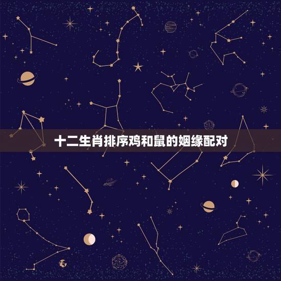 十二生肖排序鸡和鼠的姻缘配对,鼠和鸡相配婚姻如何 十二生肖排序鸡和鼠的姻缘配对,鼠和鸡相配婚姻如何