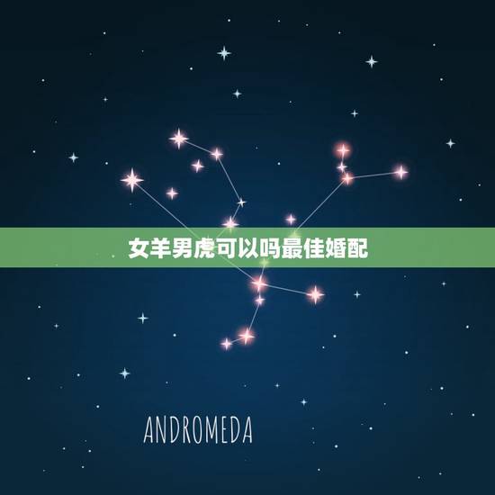 女羊男虎可以吗最佳婚配，羊男虎女婚配好不好