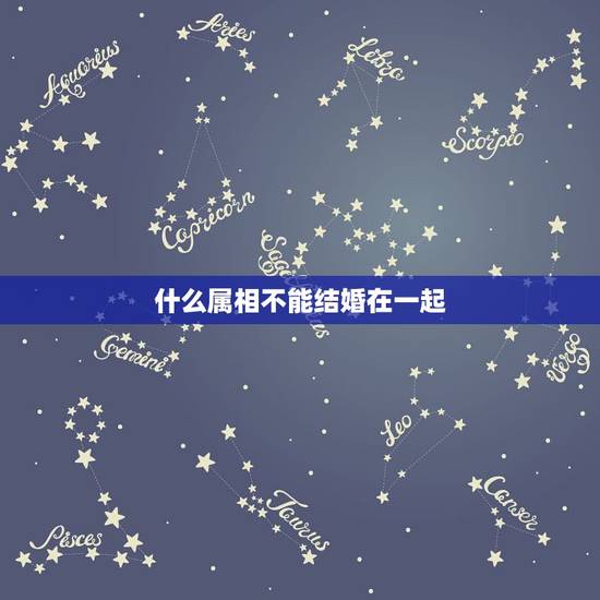 什么属相不能结婚在一起,什么属相的不能在一起? 什么属相不能结婚在一起,什么属相的不能在一起?