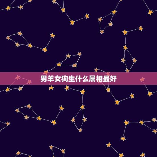 男羊女狗生什么属相最好,男方属狗,女方属羊,生什么属相的宝宝好? 男羊女狗生什么属相最好,男方属狗,女方属羊,生什么属相的宝宝好?
