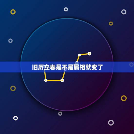 旧历立春是不是属相就变了,属相从立春算,那么有没有从立春开始的日历呢? 旧历立春是不是属相就变了,属相从立春算,那么有没有从立春开始的日历呢?