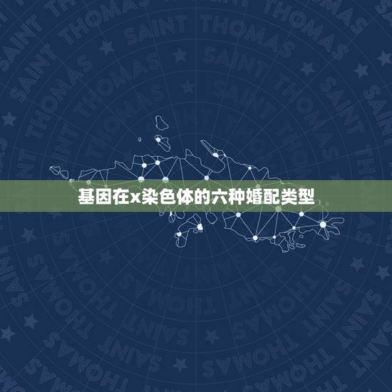 基因在x染色体的六种婚配类型，多显性基因决定的遗传病患者分为两类，一类