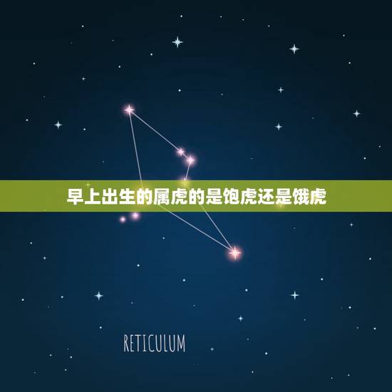 早上出生的属虎的是饱虎还是饿虎,属虎的凌晨1:30出生是属于饿虎吗? 早上出生的属虎的是饱虎还是饿虎,属虎的凌晨1:30出生是属于饿虎吗?