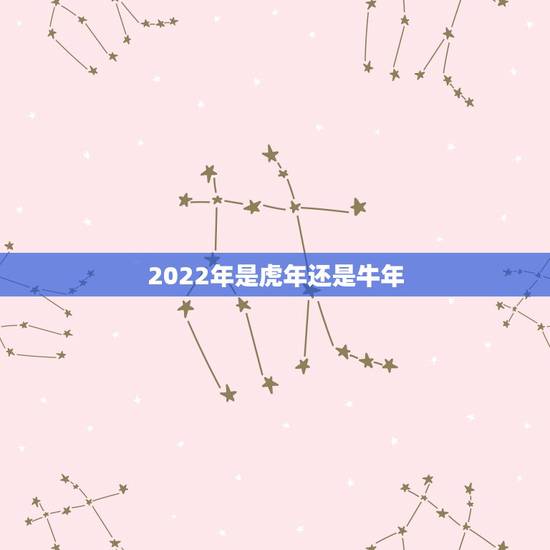 2022年是虎年还是牛年,2022 年是鼠年还是牛年 2022年是虎年还是牛年,2022 年是鼠年还是牛年