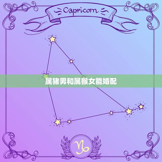 属猪男和属猴女能婚配,属相婚配女属猪的和男属猴的会在一起吗? 属猪男和属猴女能婚配,属相婚配女属猪的和男属猴的会在一起吗?