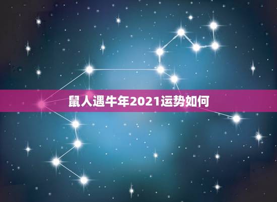 鼠人遇牛年2021运势如何，2021年属鼠人的全年运势1984出生