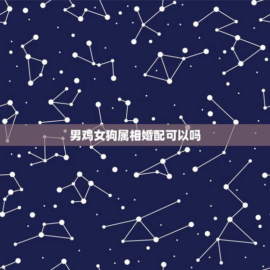 男鸡女狗属相婚配可以吗,正月男鸡和9月女狗属相相配吗? 男鸡女狗属相婚配可以吗,正月男鸡和9月女狗属相相配吗?