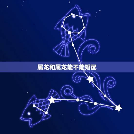 属龙和属龙能不能婚配,属龙和属龙的婚姻怎样 属龙和属龙能不能婚配,属龙和属龙的婚姻怎样