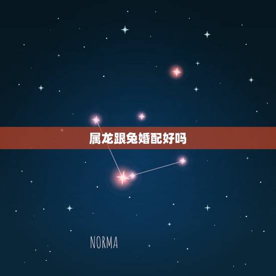属龙跟兔婚配好吗，属龙和属兔的在一起合适吗