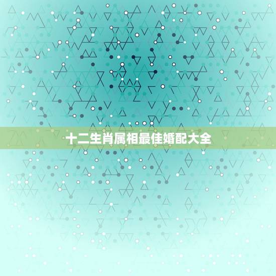十二生肖属相最佳婚配大全,12生肖排序婚配表 十二生肖属相最佳婚配大全,12生肖排序婚配表