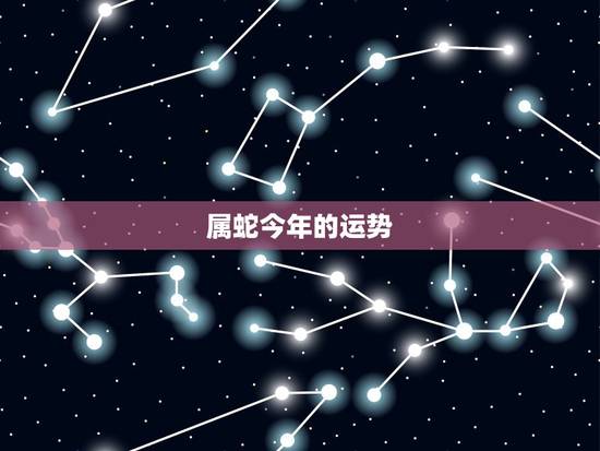 属蛇今年的运势，2022 各属相运势
