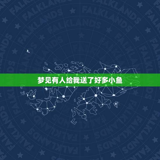 梦见有人给我送了好多小鱼，梦见别人给我鱼是怎么回事？