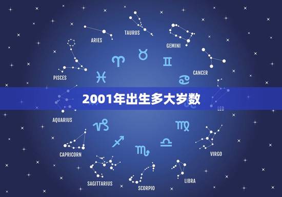 2001年出生多大岁数，2001年出生的是几零后
