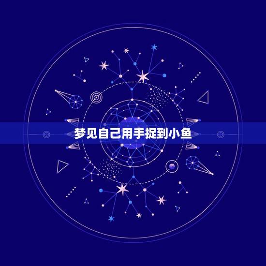 梦见自己用手捉到小鱼，睡觉梦见用手抓鱼是什么意思