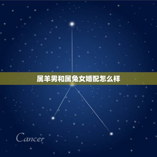属羊男和属兔女婚配怎么样，属相婚配：男属羊和女属兔相配吗