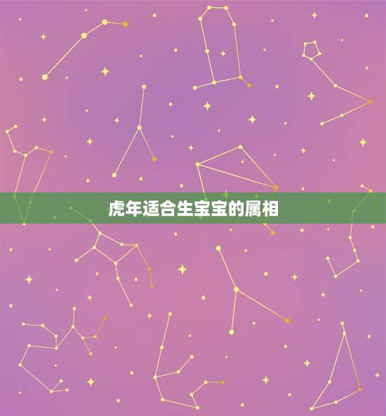 虎年适合生宝宝的属相，属虎的适合要什么属相的孩子