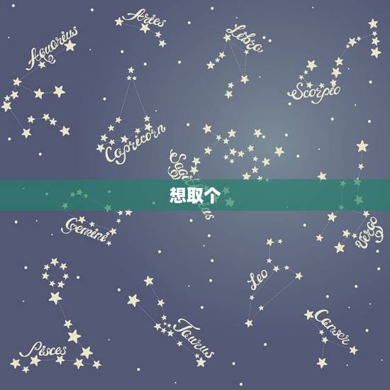 想取个 名请指教，想给自己找一个 名