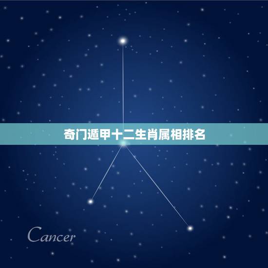 奇门遁甲十二生肖属相排名，十二生肖共几门有哪些数字