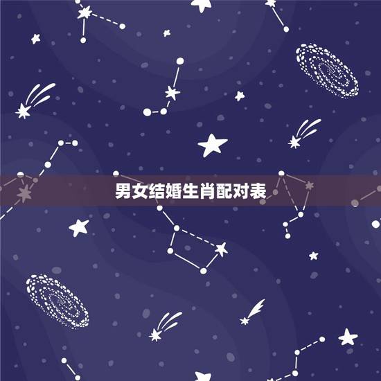 男女结婚生肖配对表,男女属相配对 男女结婚生肖配对表,男女属相配对