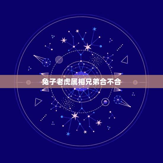 兔子老虎属相兄弟合不合，子鼠、丑牛、寅虎、卯兔、辰龙、已蛇 、午马、未
