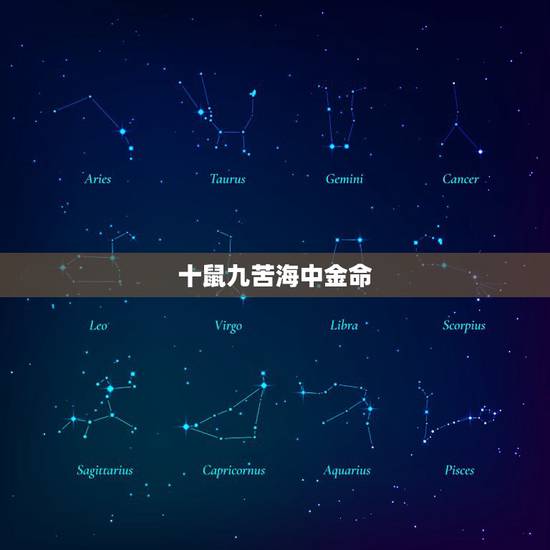 十鼠九苦海中金命，沙中金命和什么命相克