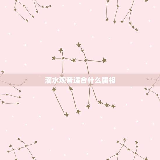 滴水观音适合什么属相,滴水观音是什么科目的? 滴水观音适合什么属相,滴水观音是什么科目的?