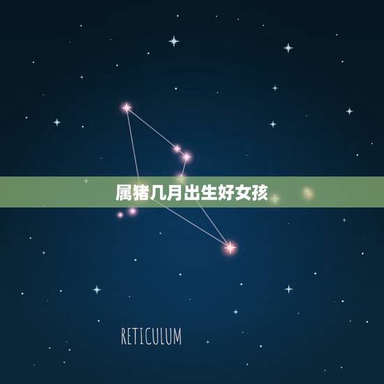 属猪几月出生好女孩，属猪女几月出生最旺夫