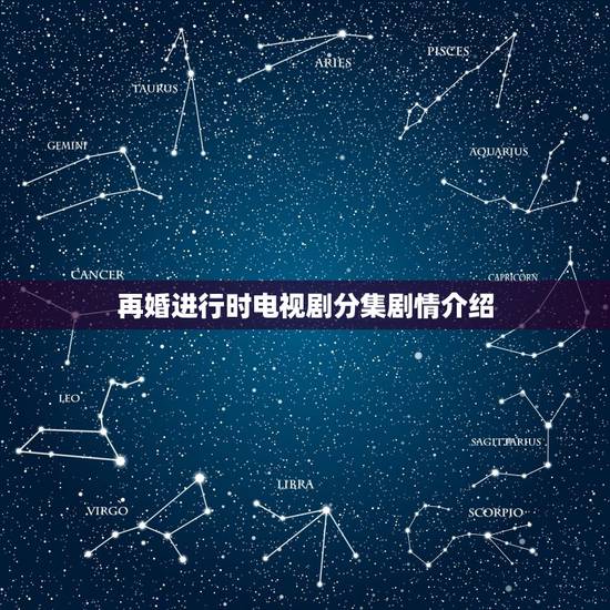 再婚进行时电视剧分集剧情介绍,再婚进行时大结局 再婚进行时电视剧分集剧情介绍,再婚进行时大结局