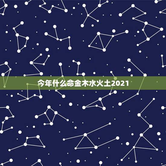 今年什么命金木水火土2021，2021年是什么命
