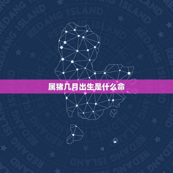 属猪几月出生是什么命,属猪几月出生好 属猪几月出生是什么命,属猪几月出生好