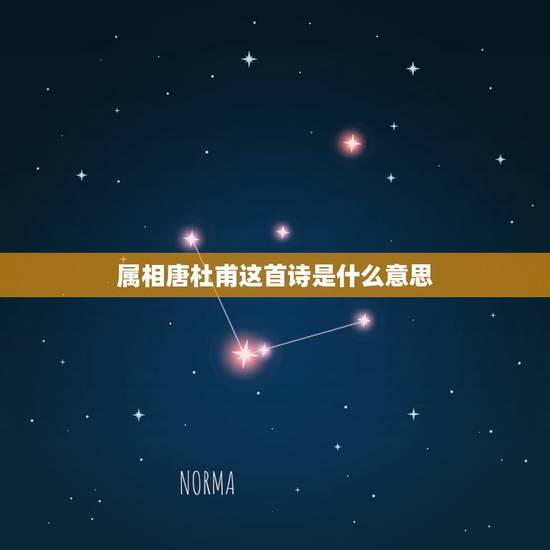 属相唐杜甫这首诗是什么意思,山行唐杜甫写的诗是什么意思? 属相唐杜甫这首诗是什么意思,山行唐杜甫写的诗是什么意思?